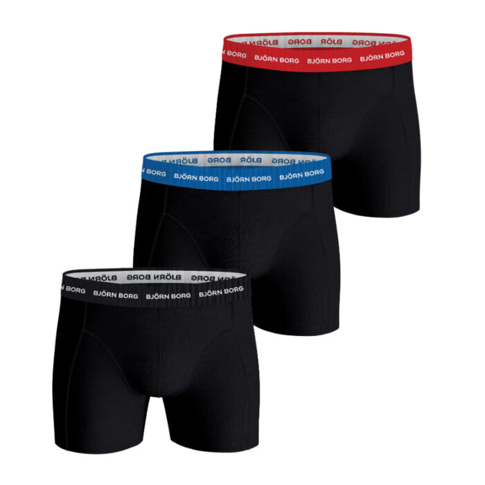 Bjørn Borg - Bjørn Borg - 3 pack tights | Mp002 Sort