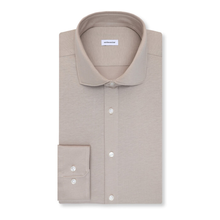 Seidensticker - Seidensticker - 850200 05 | Shaped Fit Skjorte Beige