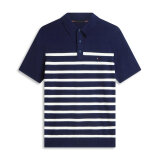 Tommy Hilfiger  - Tommy Hilfiger - Cotton knitted | Polo T-shirt Desert Sky