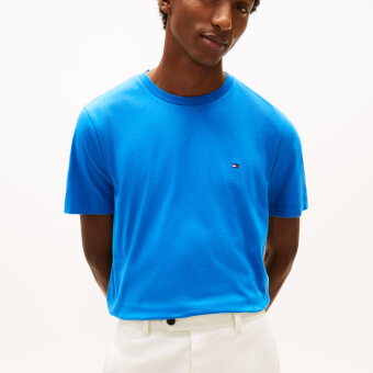 Tommy Hilfiger  - Tommy Hilfiger - Seasonal solid tee | T-shirt Blue Orbit