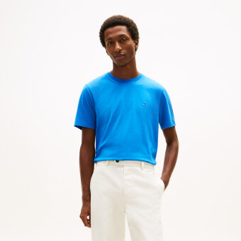 Tommy Hilfiger  - Tommy Hilfiger - Seasonal solid tee | T-shirt Blue Orbit