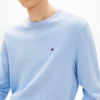 Tommy Hilfiger  - Tommy Hilfiger - Essential cotton crew neck | Strik Vessel Blue