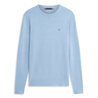 Tommy Hilfiger  - Tommy Hilfiger - Essential cotton crew neck | Strik Vessel Blue