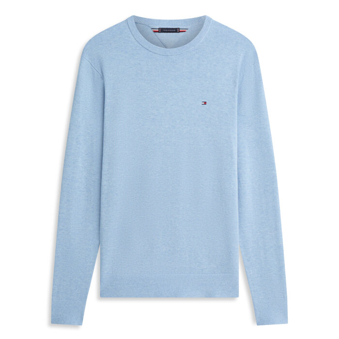 Tommy Hilfiger  - Tommy Hilfiger - Essential cotton crew neck | Strik Vessel Blue