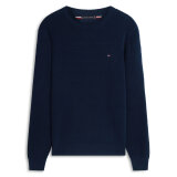 Tommy Hilfiger  - Tommy Hilfiger - Structure crew neck | Strik Desert Sky
