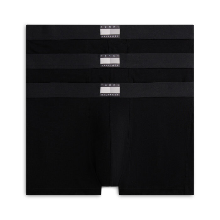 Tommy Hilfiger  - Tommy Hilfihger - TH 3-pack trunk | Tights Black