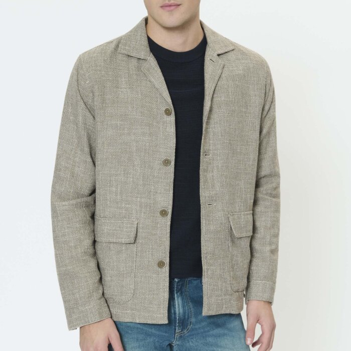 Matinique - Matinique - Laus | Overshirt Plaza Taupe