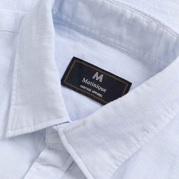 Matinique - Matinique - Christaldo shirt | Skjorte Chambray Blue