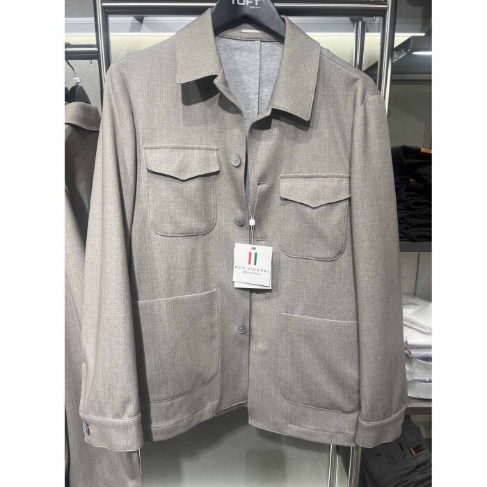 Limited Edition - Due Signori - DS 3219 | Overshirt Beige