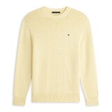 Tommy Hilfiger - Tommy Hilfiger - Two Tone Boucle Crew | Strik Citronella Tommy Hilfiger - Tommy Hilfiger - Two Tone Boucle Crew | Strik Citronella