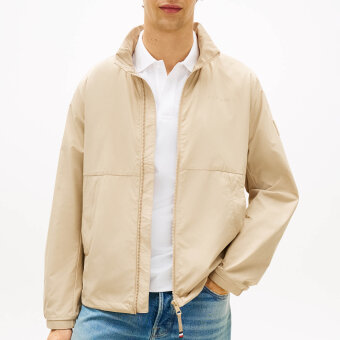 Tommy Hilfiger  - Tommy Hilfiger - Branded blouson | Vindjakke Sandalwood