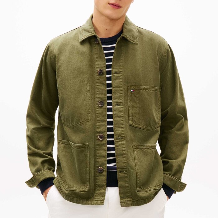 Tommy Hilfiger  - Tommy Hilfiger - Denim Chore jacket | Jakke Dark Artichoke 