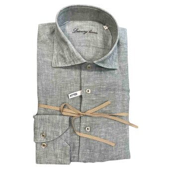 Limited Edition - Limited edition - Linen shirt | Fitted Hørskjorte Green