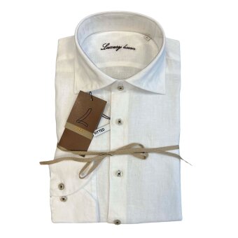 Limited Edition - Limited edition - Linen shirt | Fitted Hørskjorte White