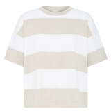 ICHI ( Dame ) - ICHI - IHLULS LOOSE SS | T-SHIRT WIDE OATMEAL