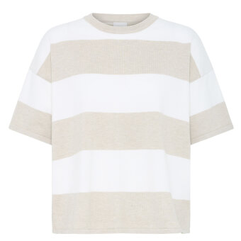 ICHI ( Dame ) - ICHI - IHLULS LOOSE SS | T-SHIRT WIDE OATMEAL ICHI ( Dame ) - ICHI - IHLULS LOOSE SS | T-SHIRT WIDE OATMEAL