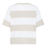 ICHI ( Dame ) - ICHI - IHLULS LOOSE SS | T-SHIRT WIDE OATMEAL