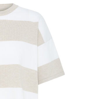 ICHI ( Dame ) - ICHI - IHLULS LOOSE SS | T-SHIRT WIDE OATMEAL ICHI ( Dame ) - ICHI - IHLULS LOOSE SS | T-SHIRT WIDE OATMEAL