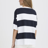 ICHI ( Dame ) - ICHI - IHLULS LOSSE SS | T-SHIRT WIDE TOTAL