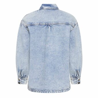 Pulz Jeans ( Dame ) - PULZ - PZATLEE SHIRT | SKJORTE MEDIUM BLUE DENIM Pulz Jeans ( Dame ) - PULZ - PZATLEE SHIRT | SKJORTE MEDIUM BLUE DENIM