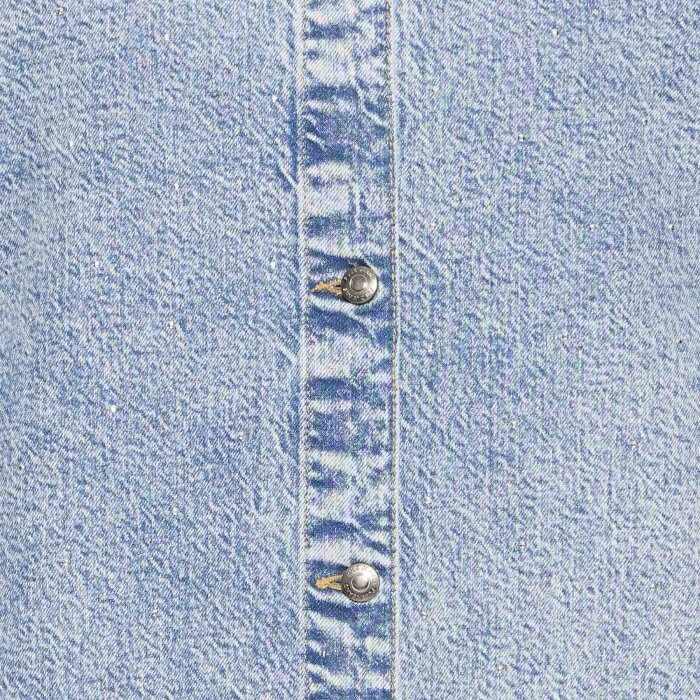 Pulz Jeans ( Dame )  - PULZ - PZATLEE SHIRT | SKJORTE MEDIUM BLUE DENIM