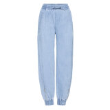 Pulz Jeans ( Dame )  - PULZ - PZBROOKLYN PANT | BUKSER 200008 LIGHT BLUE DENIM