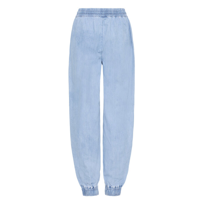 Pulz Jeans ( Dame )  - PULZ - PZBROOKLYN PANT | BUKSER 200008 LIGHT BLUE DENIM