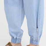 Pulz Jeans ( Dame )  - PULZ - PZBROOKLYN PANT | BUKSER 200008 LIGHT BLUE DENIM