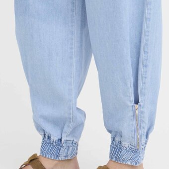 Pulz Jeans ( Dame )  - PULZ - PZBROOKLYN PANT | BUKSER 200008 LIGHT BLUE DENIM