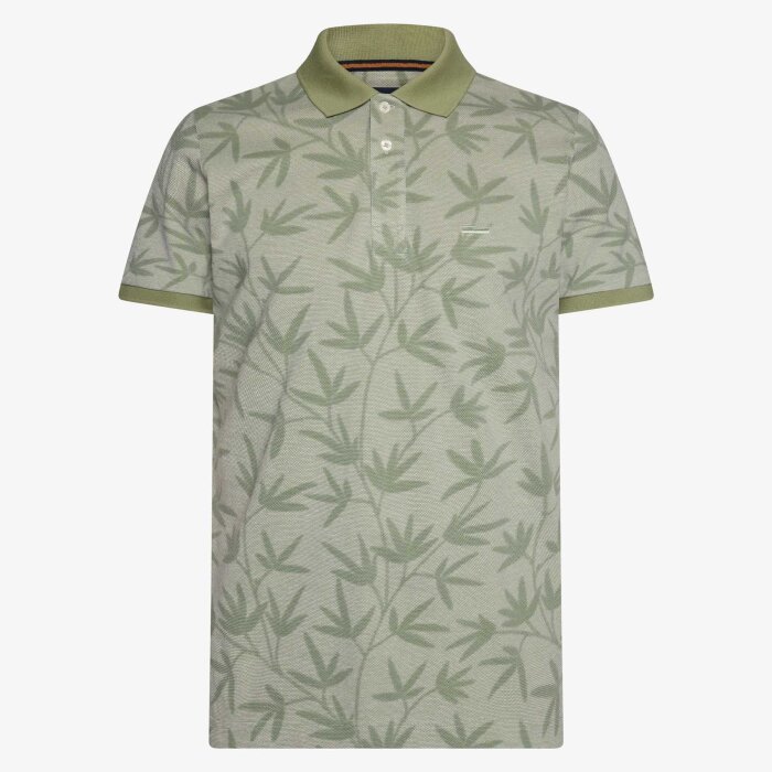 Signal - Signal - Efron jacquard | Polo T-shirt Oil Green