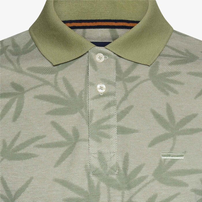 Signal - Signal - Efron jacquard | Polo T-shirt Oil Green