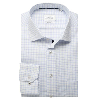 Eterna - Eterna - 1395 15 X19K 72 cm | Modern Fit Skjorte Blue