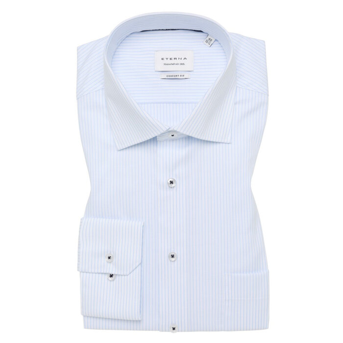 Eterna - Eterna - 1396 12 X19K 72 cm | Modern Fit Skjorte Blue