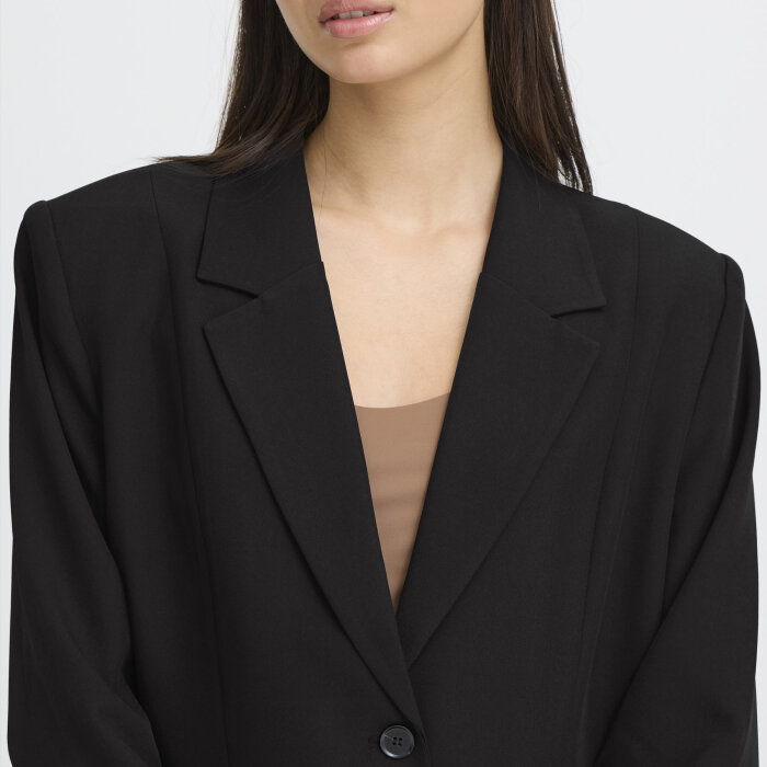 ICHI ( Dame ) - ICHI - IHFAVA LONG BL | BLAZER BLACK