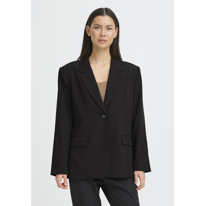 ICHI ( Dame ) - ICHI - IHFAVA LONG BL | BLAZER BLACK