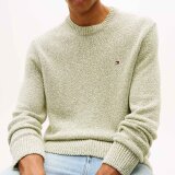 Tommy Hilfiger - Tommy Hilfiger - Two tone boucle crew neck | Strik Dark Artichoke Tommy Hilfiger - Tommy Hilfiger - Two tone boucle crew neck | Strik Dark Artichoke