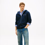 Tommy Hilfiger  - Tommy Hilfiger - Brand love lockup hoody | Hættetrøje Desert Sky