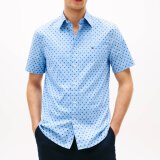 Tommy Hilfiger - Tommy Hilfiger - Flex poplin shirt | K/Æ Skjorte Sweet Blue Tommy Hilfiger - Tommy Hilfiger - Flex poplin shirt | K/Æ Skjorte Sweet Blue