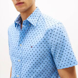 Tommy Hilfiger - Tommy Hilfiger - Flex poplin shirt | K/Æ Skjorte Sweet Blue Tommy Hilfiger - Tommy Hilfiger - Flex poplin shirt | K/Æ Skjorte Sweet Blue