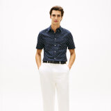 Tommy Hilfiger  - Tommy Hilfiger - Flex poplin shirt | K/Æ Skjorte Desert Sky