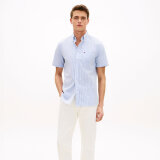 Tommy Hilfiger - Tommy Hilfiger - Seersucker Bengal shirt | K/Æ Skjorte Blue Orbit Tommy Hilfiger - Tommy Hilfiger - Seersucker Bengal shirt | K/Æ Skjorte Blue Orbit