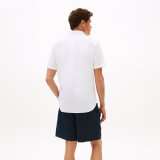 Tommy Hilfiger - Tommy Hilfiger - Seersucker solid shirt | K/Æ Skjorte White Tommy Hilfiger - Tommy Hilfiger - Seersucker solid shirt | K/Æ Skjorte White