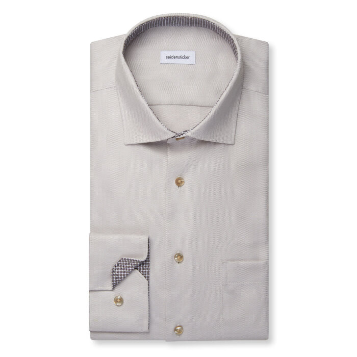 Seidensticker - Seidensticker - 849998 05 | Regular Fit Skjorte Beige