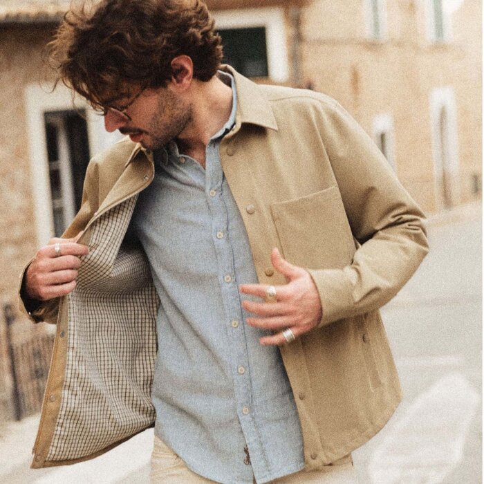 Mos Mosh Gallery - Mos Mosh - Barkeley utility jacket | Jakke Kelp