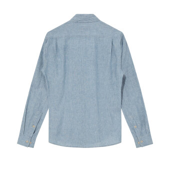 Mos Mosh Gallery - Mos Mosh - Theo linen stripe shirt | Skjorte Flint Stone