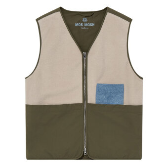 Mos Mosh Gallery - Mos Mosh - Cess waistcoat | Vest Chateau Gray