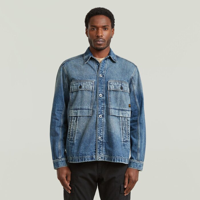 G-Star - G-Star - Mosa overshirt | Jakke Blue Galena