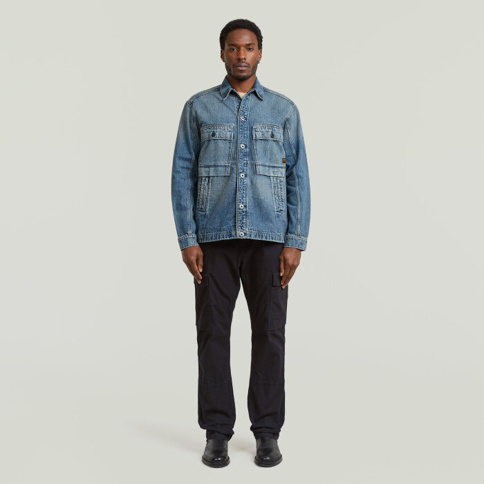 G-Star - G-Star - Mosa overshirt | Jakke Blue Galena