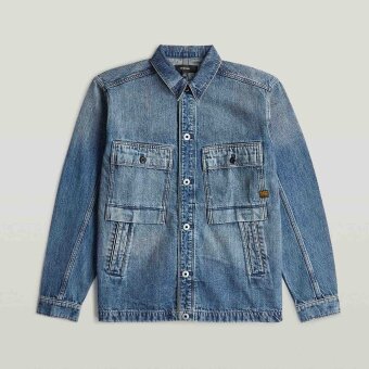 G-Star - G-Star - Mosa overshirt | Jakke Blue Galena