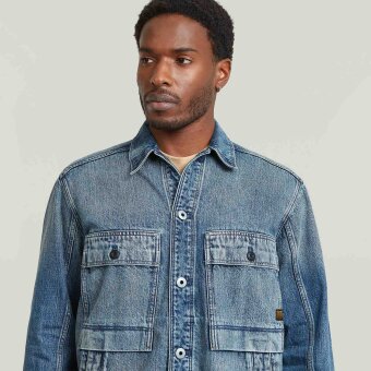 G-Star - G-Star - Mosa overshirt | Jakke Blue Galena